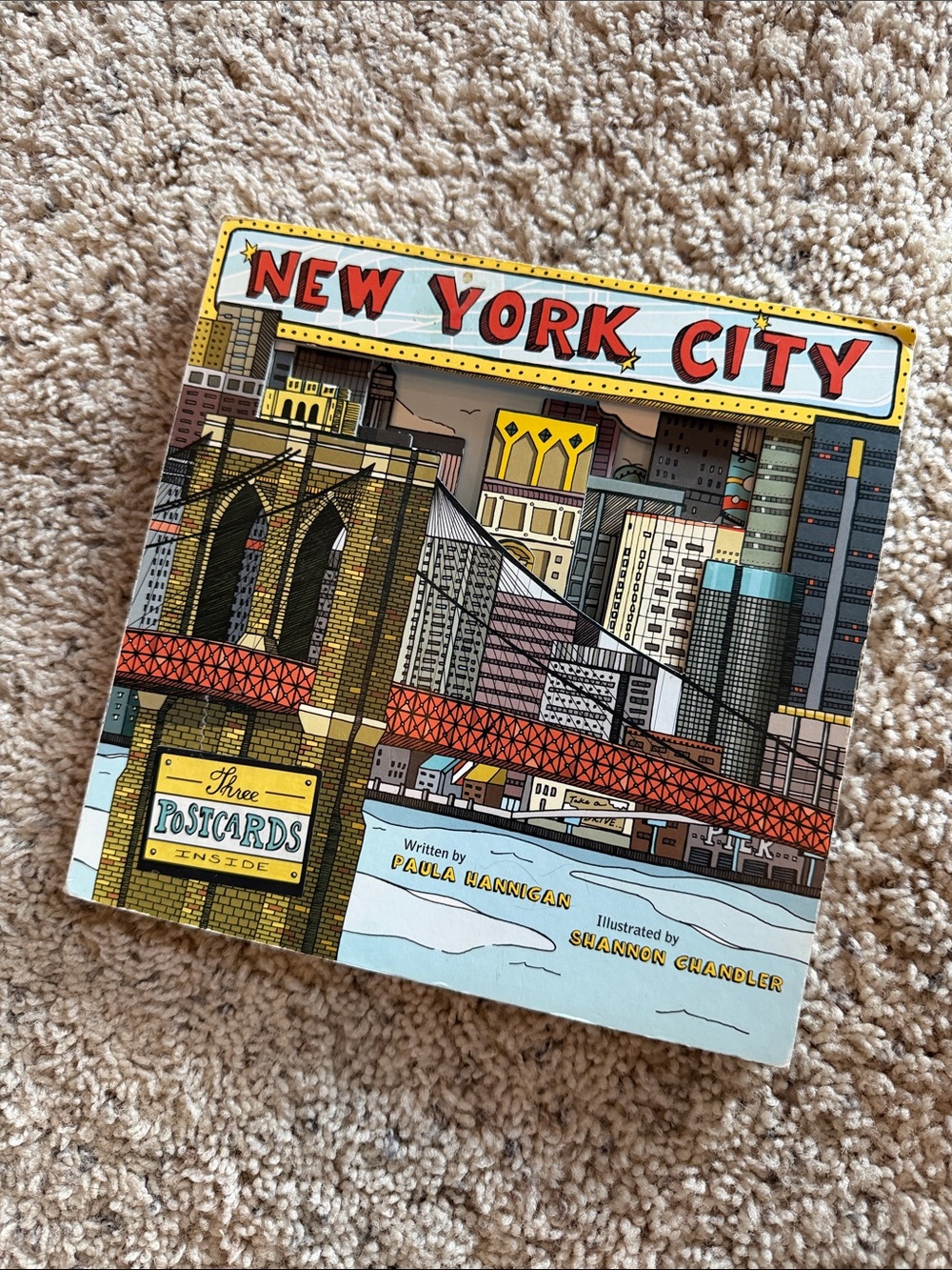 3/$25 🪩 NEW YORK Board Book | Hardcover Toddler Board Book
